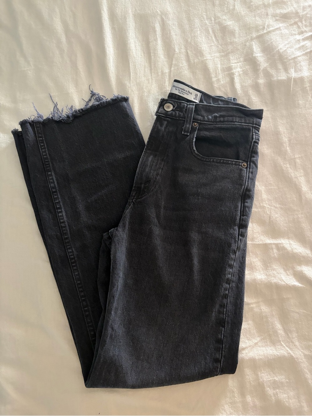 Abercrombie & Fitch High-Rise Black Jeans